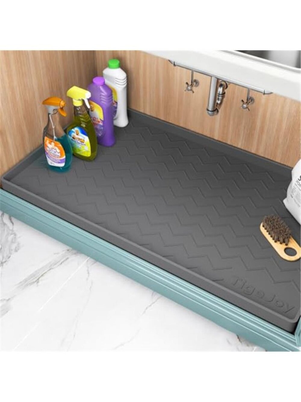 Under Sink Mats for Kitchen Waterproof 34" x 22" Cabinet Liner